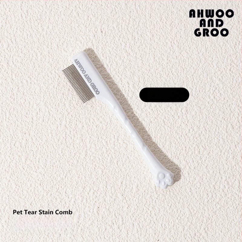 Koera pisarapleki kamm pisarahari väike näokamm lemmikloomade hari silmade puhastushari silmade eritise ilu kass koer bichon frizur