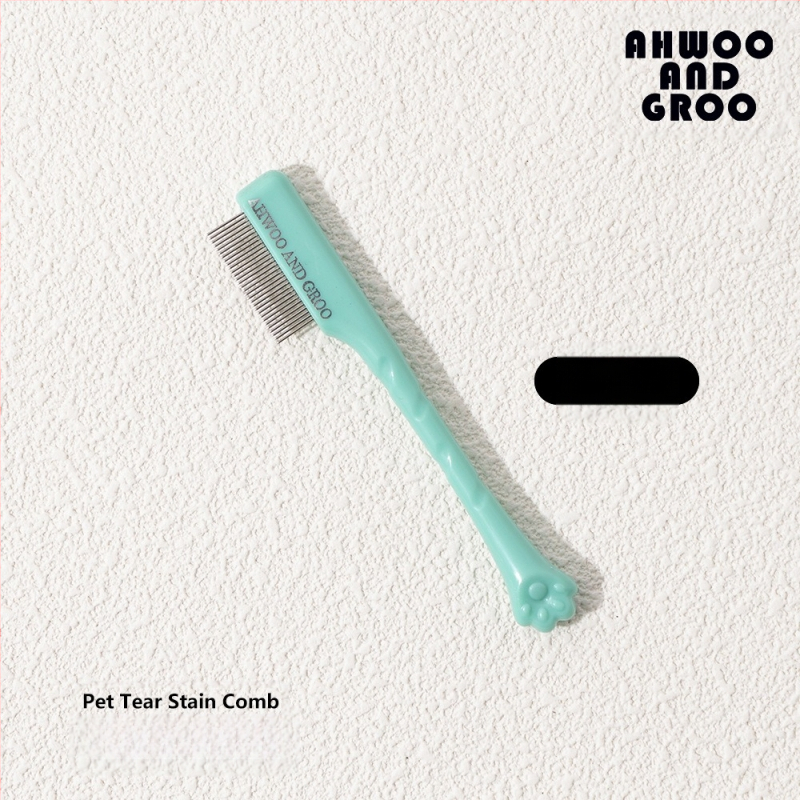 Koera pisarapleki kamm pisarahari väike näokamm lemmikloomade hari silmade puhastushari silmade eritise ilu kass koer bichon frizur