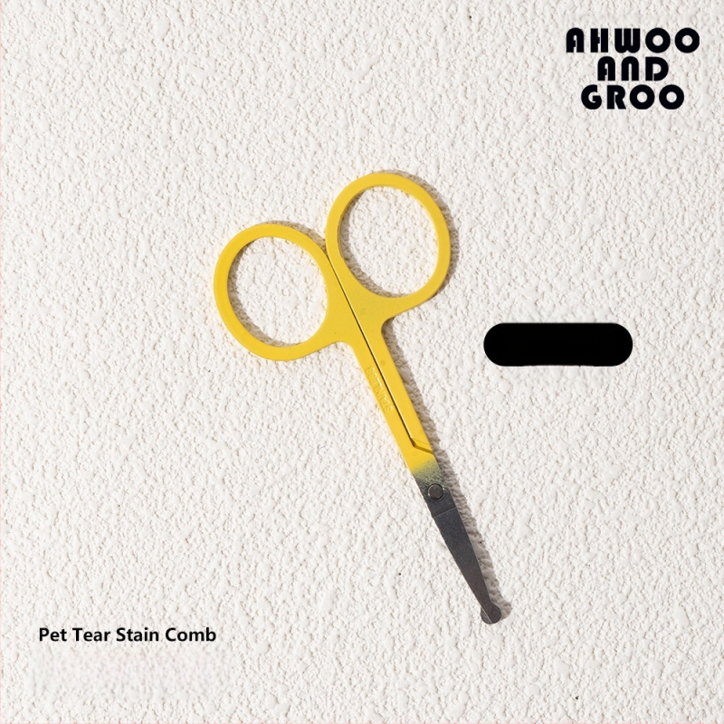 Koera pisarapleki kamm pisarahari väike näokamm lemmikloomade hari silmade puhastushari silmade eritise ilu kass koer bichon frizur