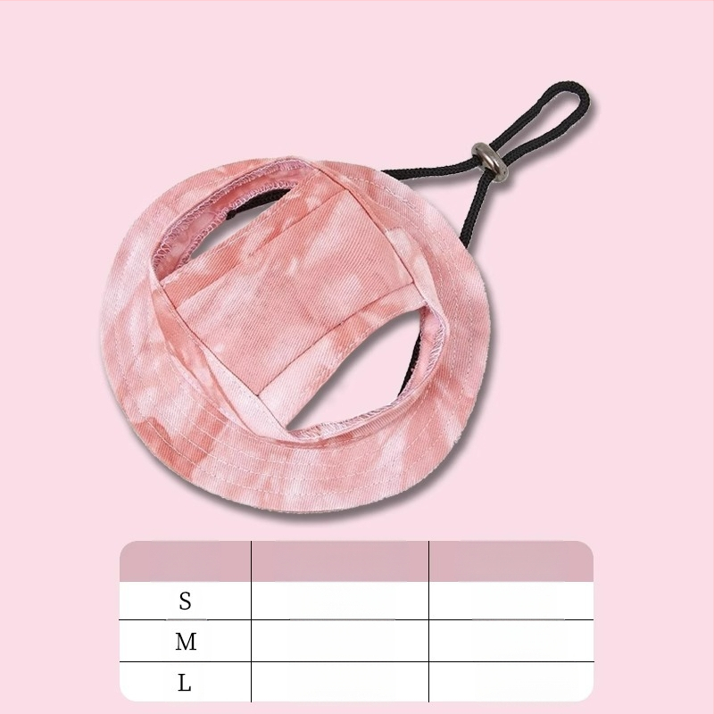 Шапка за кучета с открити уши, регулируема шапка за защита от слънце за външна употреба, шапка за рибар за малки и средни кучета Теди Корги