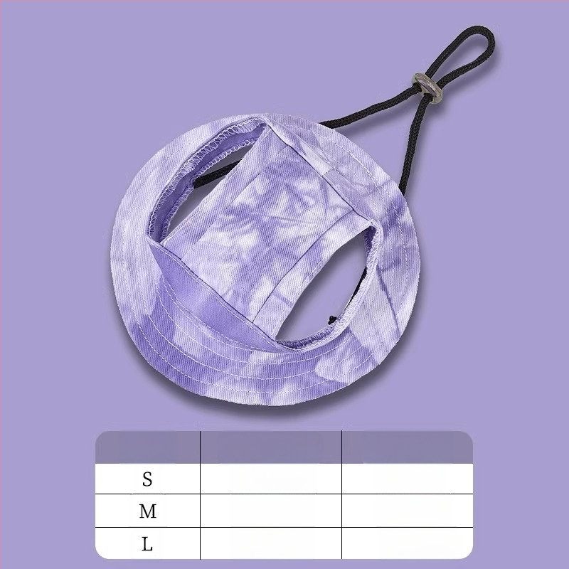 Шапка за кучета с открити уши, регулируема шапка за защита от слънце за външна употреба, шапка за рибар за малки и средни кучета Теди Корги