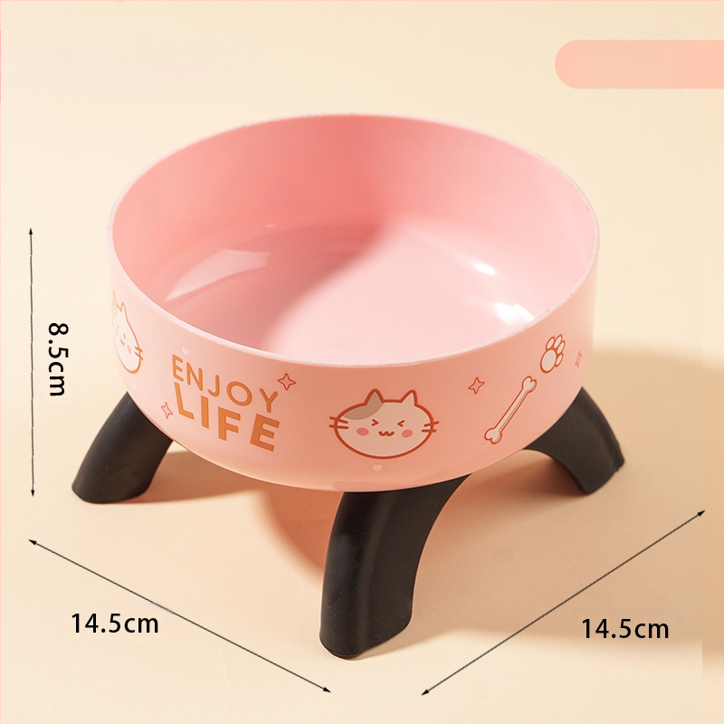 Kassi kõrge kauss kaelakaitsega kassikauss lemmikloomale roostevabast terasest kauss libisemisvastane ümberminekuvastane koerakauss koeratoidukleit piiriülene uus stiil