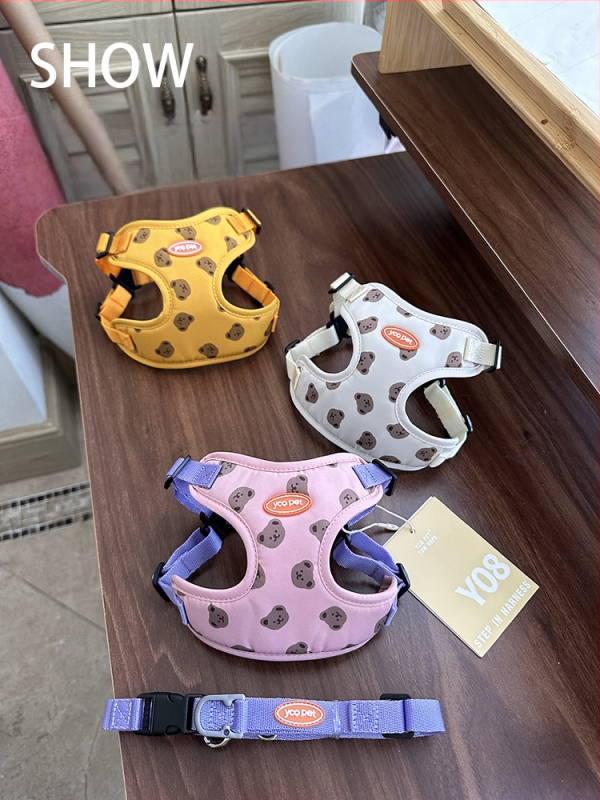 Koerarihma vest Jalutusrihma rihm Väikesele koerale Keskmise suurusega koerale Rinnarihm Koerarihm Teddy koerakett