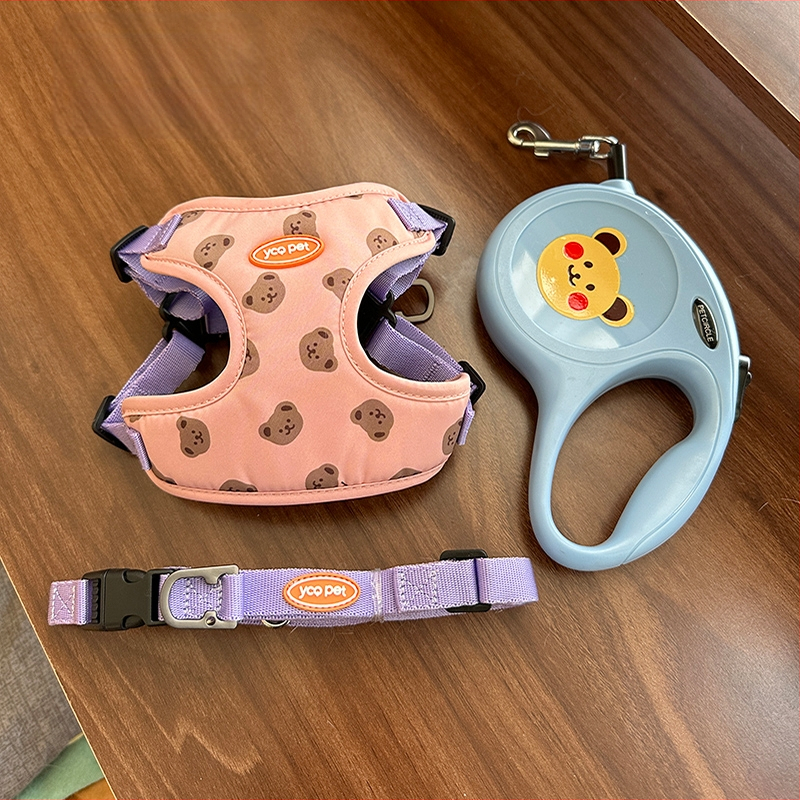 Koerarihma vest Jalutusrihma rihm Väikesele koerale Keskmise suurusega koerale Rinnarihm Koerarihm Teddy koerakett