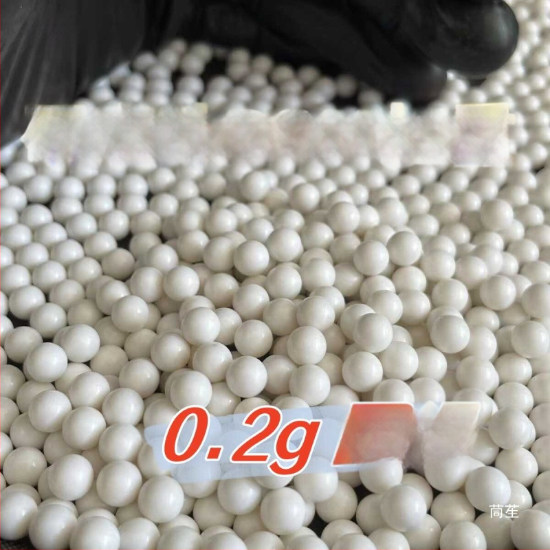 Lihvimisraskus 6 mm mm plastikust tahke lihvimiskõva ümmargune pall pom plasthelmed 0,2 g pall