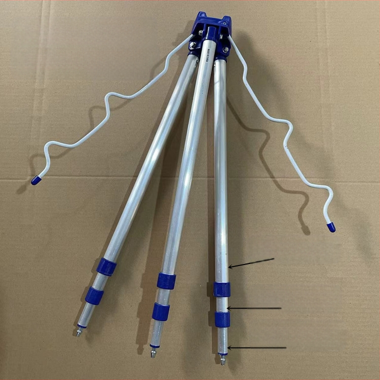 Kalapüügivahendid meriõnge kolmnurkne kronstein kaugviskeklamber statiivi viskeõng meriõnge õnge kronstein alumiiniumsulamist teleskoopõnge