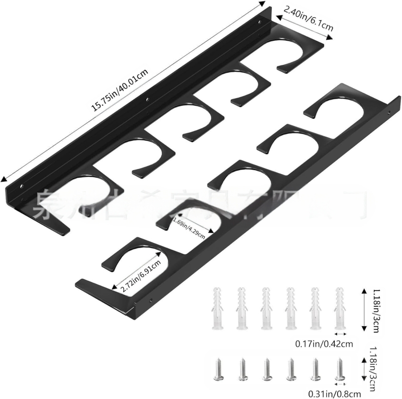 BEBIKR seinale kinnitatav õngehoidja-õngehoidja - 5 õnge