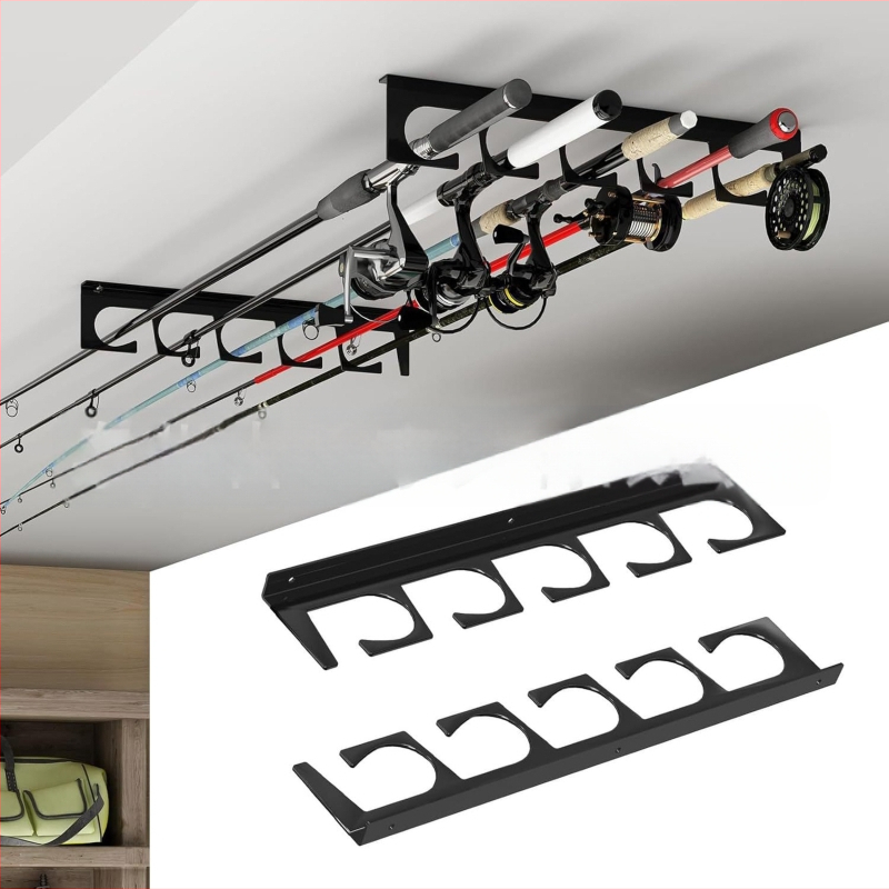 BEBIKR seinale kinnitatav õngehoidja-õngehoidja - 5 õnge
