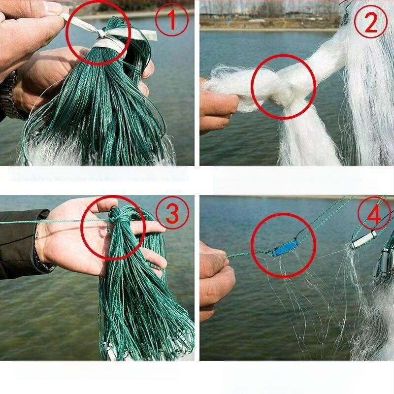 Háromrétegű halászháló zöld drótháló 1,5 méter 2 méter 3 méter 4 méter magas süllyedő háló háromrétegű halászháló ragadós drótháló halászháló függőháló