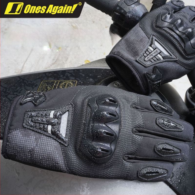 „OnesAgain“ motociklo pirštinės rudens ir žiemos šiltos vyriškos elektrinės automobilio apsaugos nuo kritimo motociklui MG07P