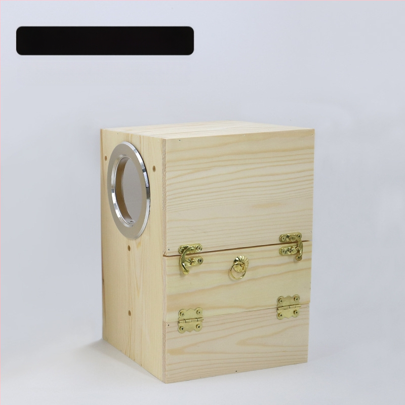 Akrüülist papagoi pesitsuskast, läbipaistev pesitsuskast, linnupesa, täispuidust, linnupesa, papagoi pesa, linnumaja, munade munemine