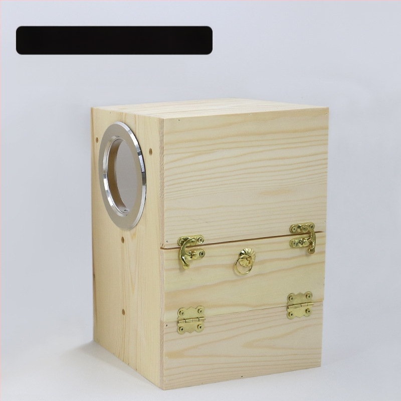 Akrüülist papagoi pesitsuskast, läbipaistev pesitsuskast, linnupesa, täispuidust, linnupesa, papagoi pesa, linnumaja, munade munemine