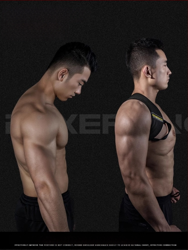 BOKSO Fitneso Gilus Pečių Stūmimas Apvalių Pečių Treniruočių Korekcinis Artifact Push Krūtinės Atviras Petis Tiesus Nugaros Pagalbinis Diržas