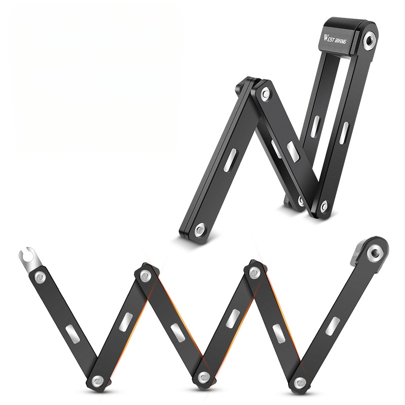 „WEST BIKING“ dviračio sulankstoma spyna, apsauga nuo vagystės, kalnų dviračio, elektrinio automobilio grandinės spyna, važiavimo įranga