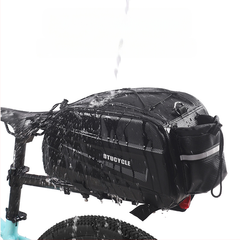 Dtucycle jalgratta suure mahutavusega kõva kestaga tagakott jalgrattasõiduks veekindel tagaistme pagasikott tehase hulgimüük