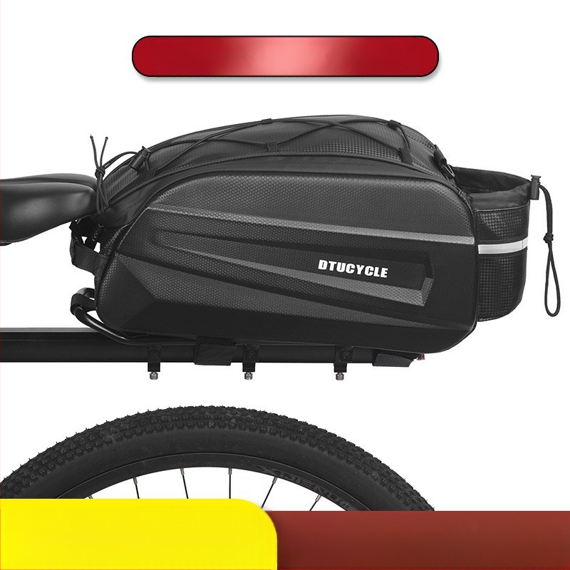 Dtucycle jalgratta suure mahutavusega kõva kestaga tagakott jalgrattasõiduks veekindel tagaistme pagasikott tehase hulgimüük