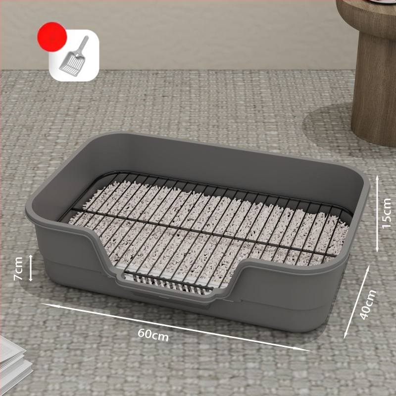 Geležinis tinklelis šunų tualetui, per didelis, apsaugantis nuo taškymosi, aukšta tvora šunų pisuarui, dideliems, vidutiniams, mažiems šunims, plokščiiems, naminių gyvūnėlių reikmenys