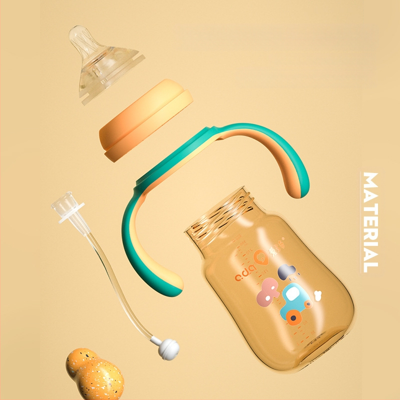 Aidoqi laia kaliibriga PPSU tilgakindel pudel suure beebi pardi nokaga lonksupudel kolmele lapsele üle 1-aastastele lastele