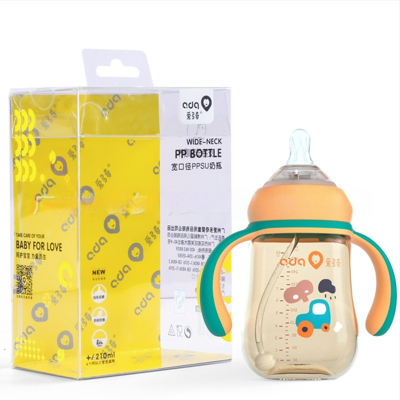 Aidoqi laia kaliibriga PPSU tilgakindel pudel suure beebi pardi nokaga lonksupudel kolmele lapsele üle 1-aastastele lastele