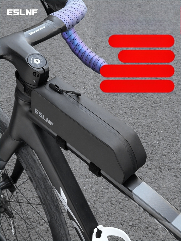 Eslnf jalgratta ülemise toru kott mägi-maanteeratta suure mahutavusega kõva kestaga veekindel esitala kott jalgrattavarustusele