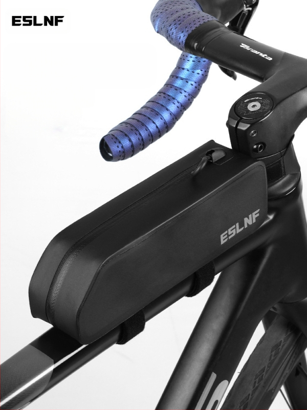 Eslnf jalgratta ülemise toru kott mägi-maanteeratta suure mahutavusega kõva kestaga veekindel esitala kott jalgrattavarustusele
