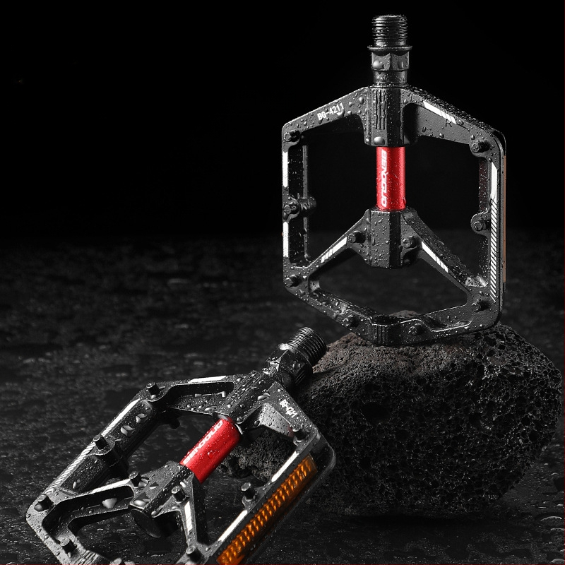 Dviračio pedalas plento dviračiui dvigubas DU aliuminio lydinio pedalas lauko neslystantis platėjantis kalnų dviračio pedalas plento dviračiui