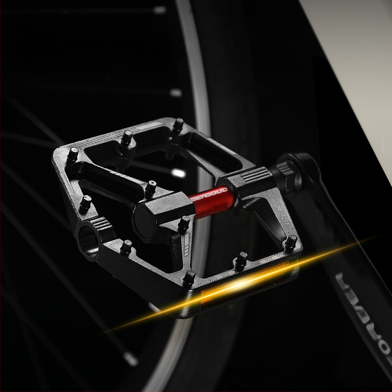 Dviračio pedalas plento dviračiui dvigubas DU aliuminio lydinio pedalas lauko neslystantis platėjantis kalnų dviračio pedalas plento dviračiui