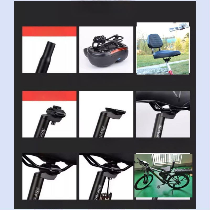 Kolmerattalise istmepadi seljatoega elektrilise auto sadulaga autoistme jalgrattaistme suurendatud laia istmepadjaga iste