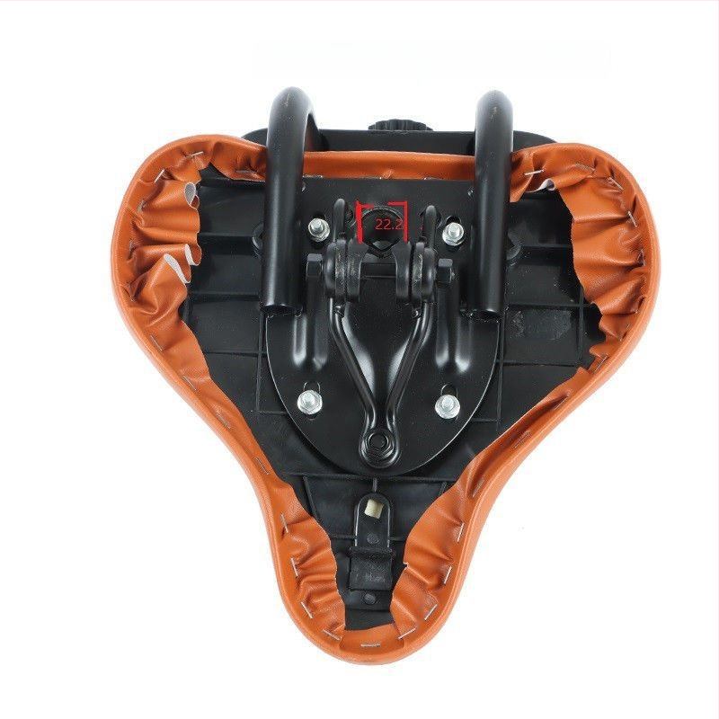 Kolmerattalise istmepadi seljatoega elektrilise auto sadulaga autoistme jalgrattaistme suurendatud laia istmepadjaga iste