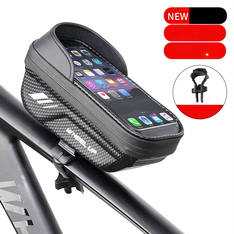 wheelup cross-border eva kõva kestaga jalgrattakott esitala kott mägironimiseks vihmakindel mobiiltelefonikott puutetundliku ekraaniga sadulakott ülemise toruga