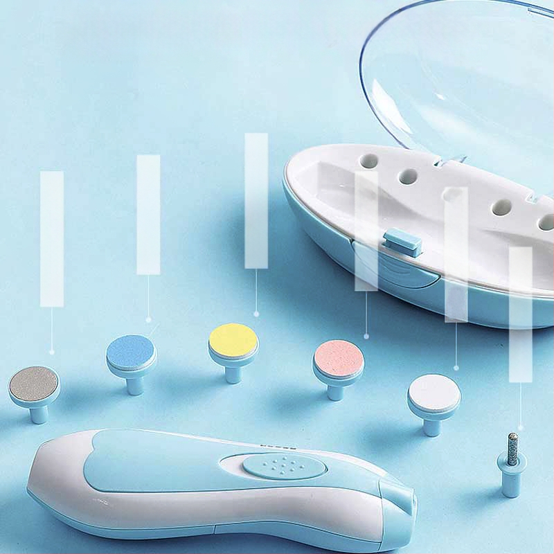 Manna naujagimio nagų šlifuoklis kūdikių nagų kirpimo mašinėlė manikiūro šlifuoklis tylus tylus elektrinis nagų šlifuoklis