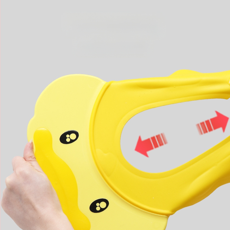 Kūdikių šampūno artefaktas Silikoninė vaikų ausų apsauga Dušo kepuraitė Reguliuojama kūdikio kūdikio dušo vandeniui atspari kepuraitė Šampūno kepuraitė