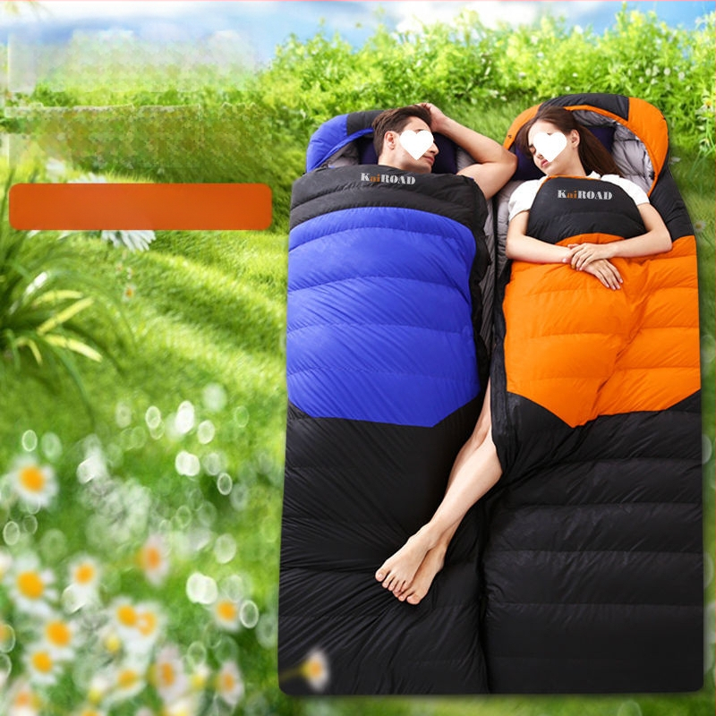 T5J [13 000 žmonių kolekcija] pūkinis miegmaišis lauko stovyklavimui, kelioninis, suaugusiųjų žiemos apsauga nuo šalčio, sutirštintas automobilio pietums
