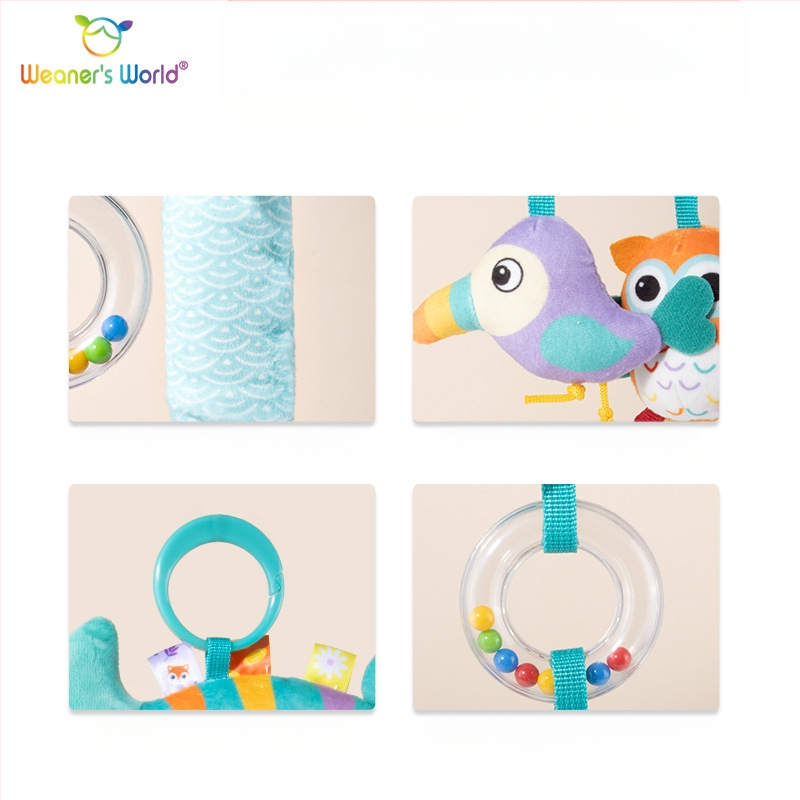 „Weaners World“ kūdikių žaislai 0–1 metų vaikams, barškutis, vežimėlio pakabukas, vėjo varpeliai, kūdikių žaislų gamintojai, didmeninė prekyba