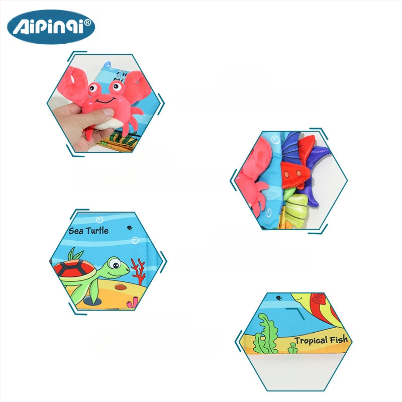 Neplyštanti ankstyvojo ugdymo dėlionių medžiaginė knyga 0-1 metų kūdikiams ankstyvojo ugdymo žaislas kūdikiams skirta medžiaginė knyga ankstyvajam mokymui didmeninė prekyba