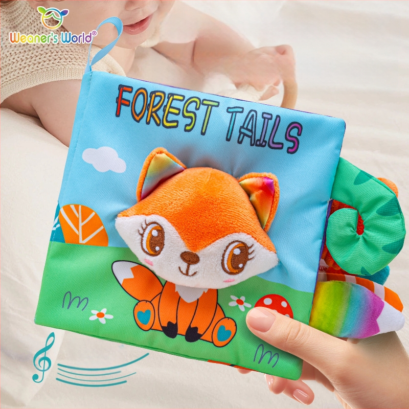 Nauja stereo uodegos audinio knyga, kūdikių ankstyvojo ugdymo lietimui skirta tyli knyga, skambančio popieriaus lytėjimo pažintinių žaislų gamintojas sandėlyje