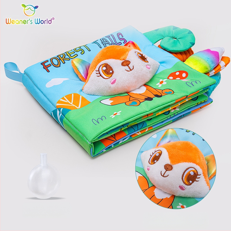 Nauja stereo uodegos audinio knyga, kūdikių ankstyvojo ugdymo lietimui skirta tyli knyga, skambančio popieriaus lytėjimo pažintinių žaislų gamintojas sandėlyje