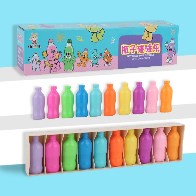 Забавна игра за отгатване на бутилки, детска игра за съвпадение на цветове и памет, образователна играчка за памет на мозъка