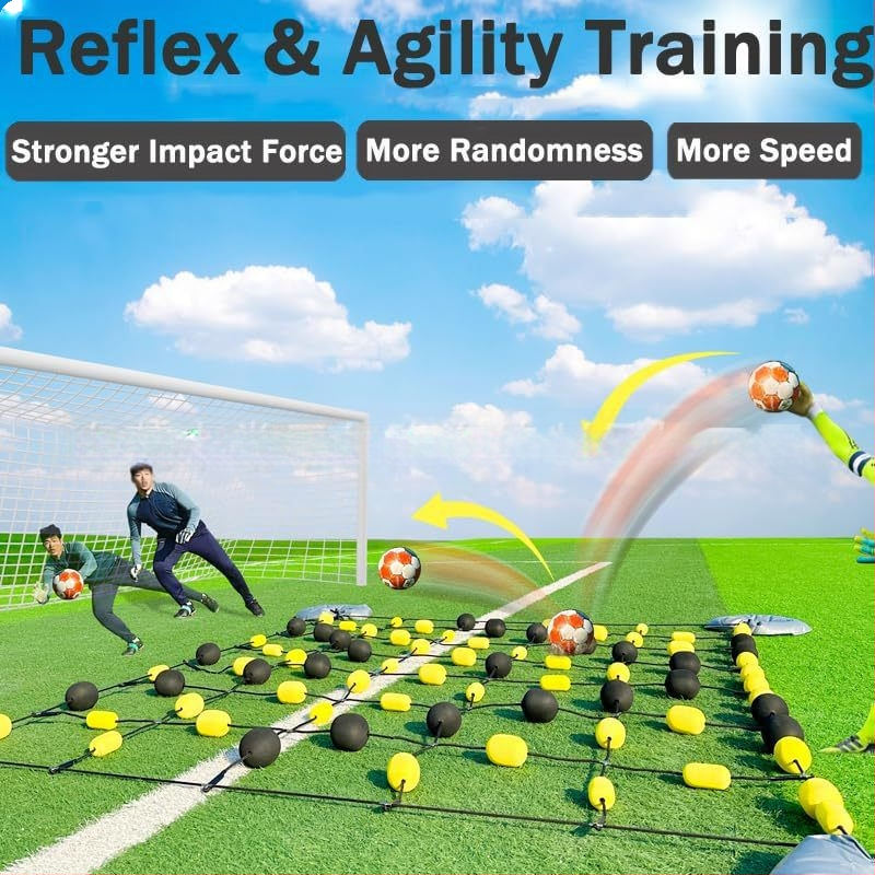 Футболна тренировка Верига за отскок Мрежа за отскок Борда за отскок Вратар Тренировка за реакция на вратаря Оборудване за футболни тренировки