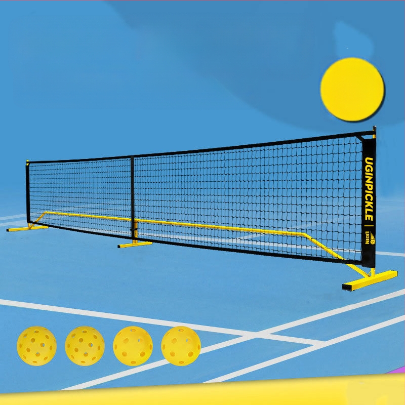 Nešiojamas „Pikleball“ tinklo stovas lauko teniso tinklams, skirtas vidaus ir lauko teniso tinklams