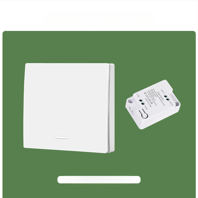 Savaime generuojantis belaidis jungiklis buitiniam vieno valdymo į dviejų valdymo daugiafunkciniam valdymui be laidų atsitiktinis be pastos be baterijų lengvas paspaudimas