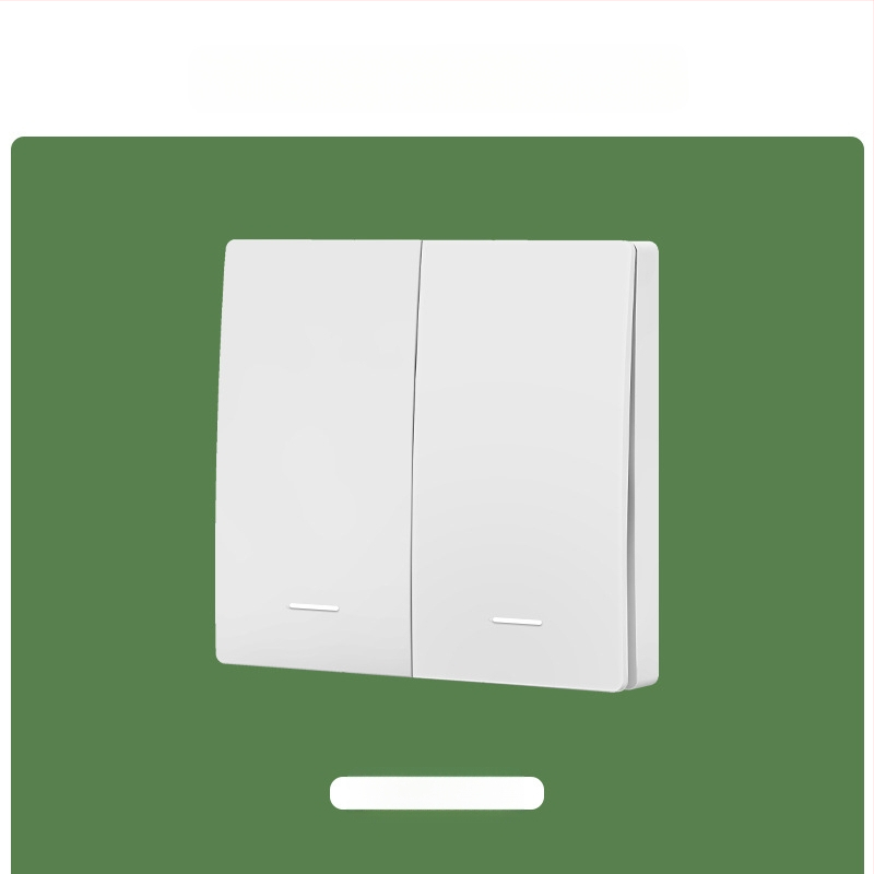 Savaime generuojantis belaidis jungiklis buitiniam vieno valdymo į dviejų valdymo daugiafunkciniam valdymui be laidų atsitiktinis be pastos be baterijų lengvas paspaudimas