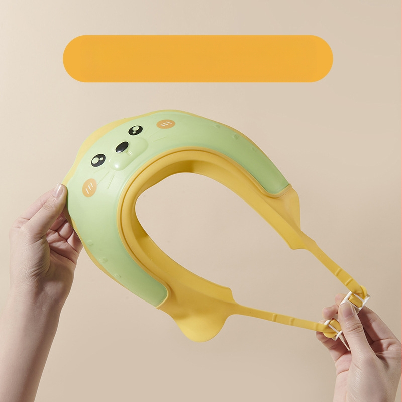 Kūdikių šampūno kepuraitė su ausų apsauga, vaikų šampūno kepuraitė, akių apsauga nuo vandens patekimo, vaikų vonios kepuraitė