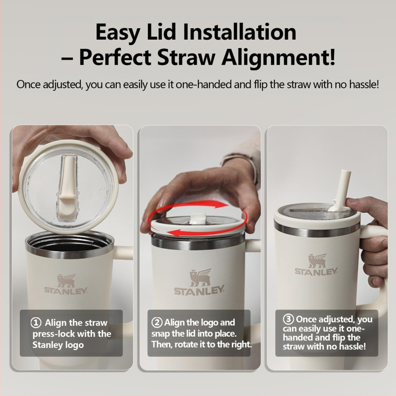 Резервен капак 40 oz (около 1134.0 g) Cream Lid 2.0 Leak-Proof Leak-Proof Cup Lick Cup