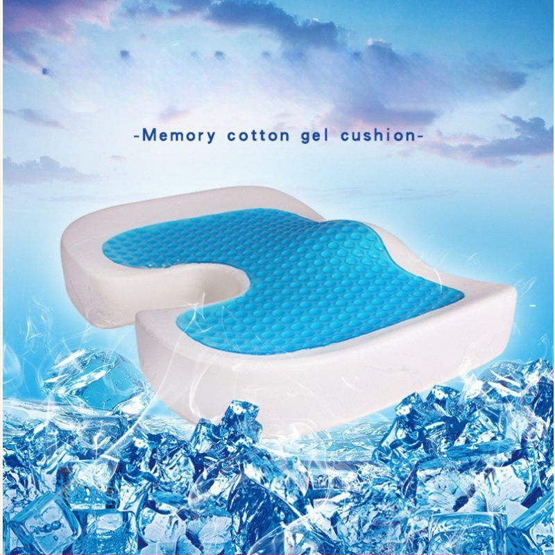 Amazon Office'i geeljääpadja mäluvahust padi rasedatele hemorroididega geel-suvine toolipadi