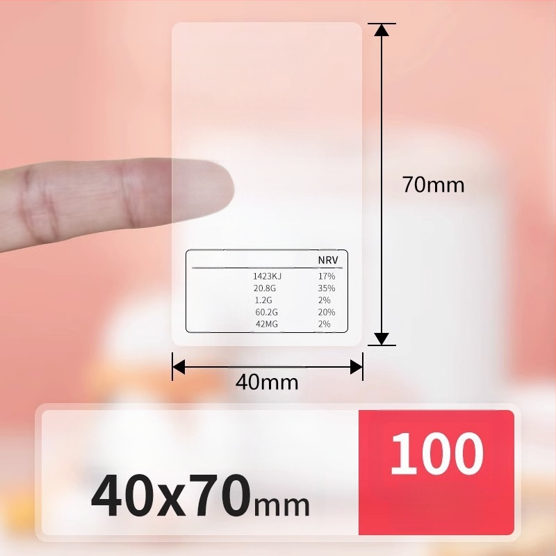 Detongningyou läbipaistva etiketiga kosmeetikasertifikaadi nimekleebis elutoa köögi isekleepuv läbipaistev etikett