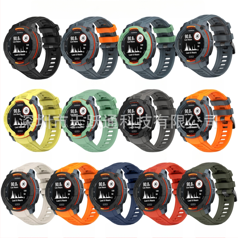Sobib Garmin Instinct 3 AMOLED 50mm ametlikule silikoonrihmale Instinct 3