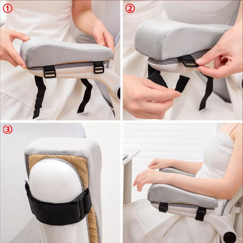 Kontoritooli käetoe padi, kõrgendav pehme käekaitse, pehme padi, padjapadi, mänguarvuti tooli istme käepadi