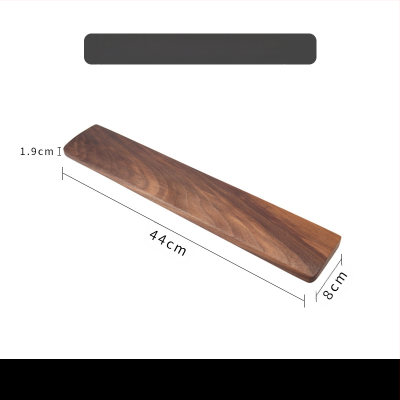 Klaviatuuri käetugi mustast pähklipuust täispuidust mehaaniline klaviatuuri käetugi puidust randmetugi hiiretugi kõrge randmepadi