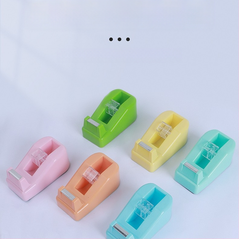 Macaron ragasztószalag tartó kis ragasztótartó kézi fiók kreatív asztali irodai írószerek színes szalaggép szalagvágó